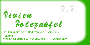 vivien holczapfel business card